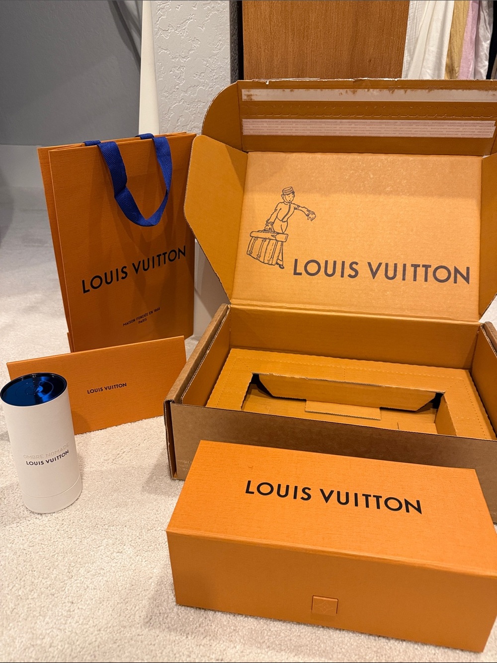 Louis Vuitton Luxury packaging only for Hombre Nomade 100ml Eau De Parfume